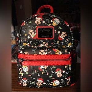 Disney Christmas Mickey & Friends Glow In The Dark Loungefly